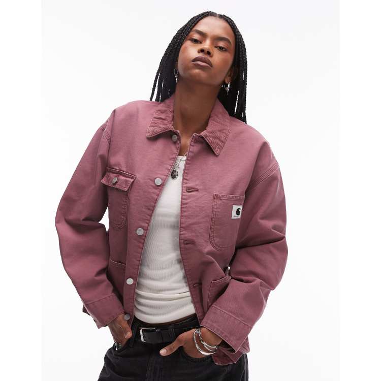 Carhartt  FOR WOMEN ピンク　ジャケット Carhartt WIP Women's OG Active Jacket (Spring) - Stone