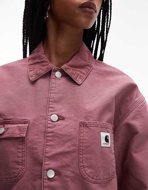 Carhartt WIP OG Michigan jacket in washed pink | ASOS Carhartt WIP OG Michigan jacket in washed pink | ASOS