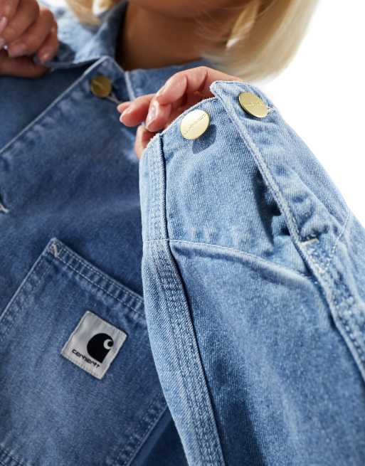 Carhartt WIP - OG Michigan - Spijkerjack in blauwe wassing, 3 van 4