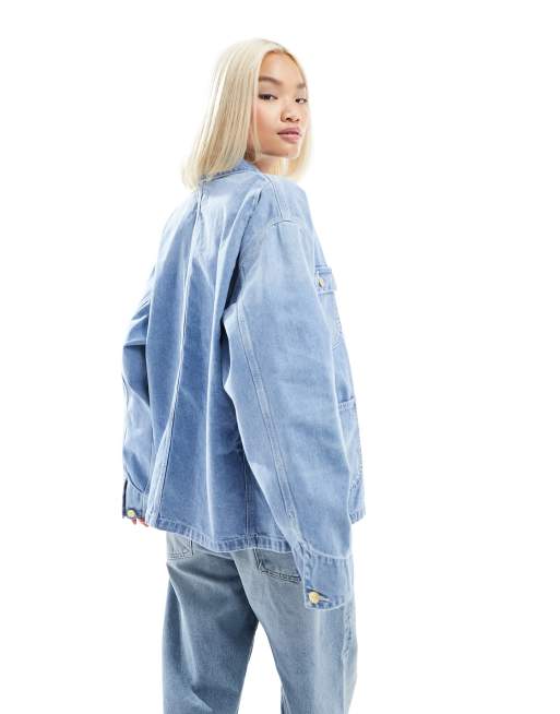 Carhartt WIP - OG Michigan - Spijkerjack in blauwe wassing, 4 van 4