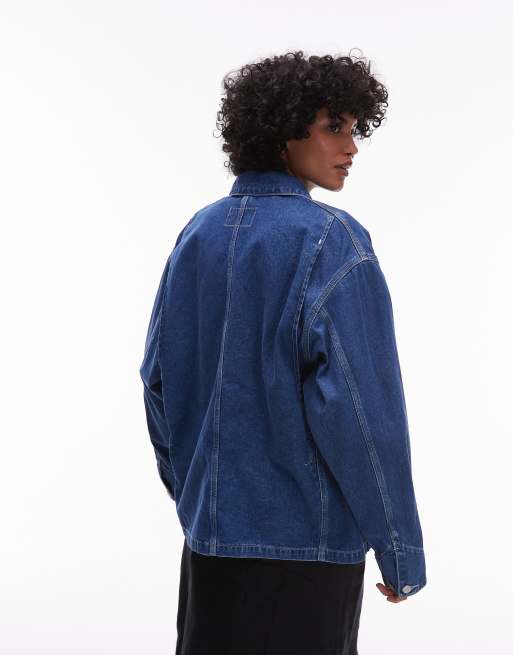 Carhartt WIP - OG Michigan - Veste en jean - Bleu moyen, 3 de 4