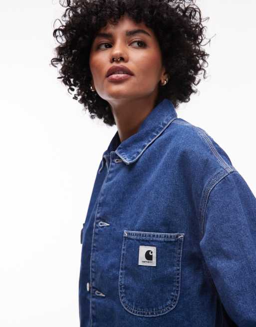 Carhartt WIP - OG Michigan - Veste en jean - Bleu moyen, 4 de 4