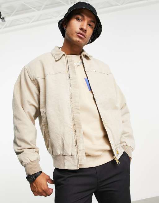 Carhartt WIP – OG Santa Fe – Jacke in verwaschenem Braun