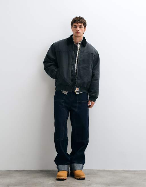 Carhartt WIP OG Santa Fe jacket in dark green, 3 of 5