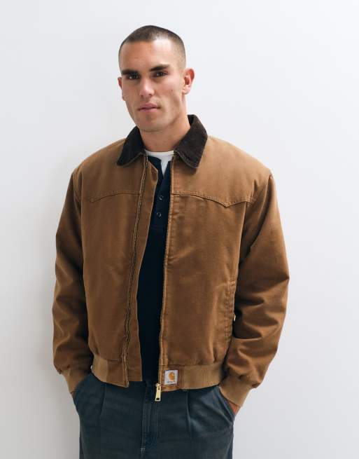 Carhartt WIP OG Santa Fe jacket in hamilton brown, 2 of 5
