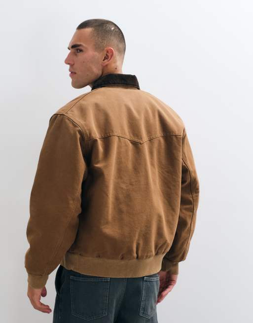 Carhartt WIP OG Santa Fe jacket in hamilton brown, 4 of 5