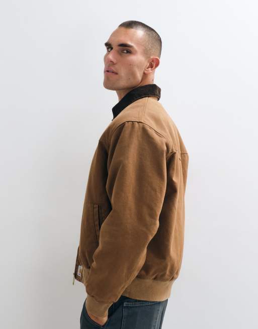 Carhartt WIP OG Santa Fe jacket in hamilton brown, 5 of 5
