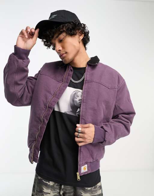 Carhartt WIP OG Santa Fe jacket in purple