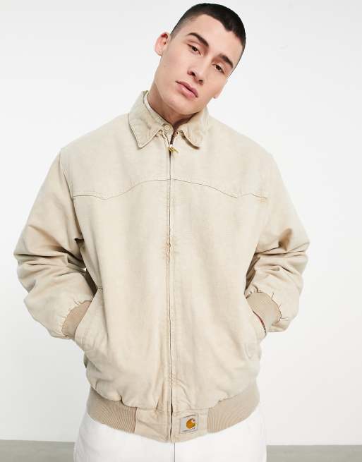 Carhartt WIP OG Santa Fe jacket in washed brown | ASOS