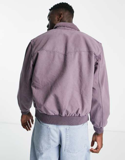 Carhartt WIP OG santa fe jacket in washed purple