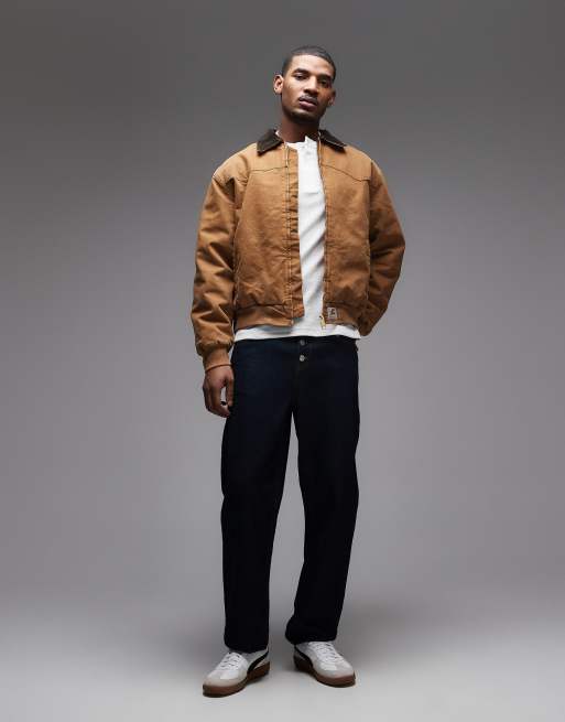 Carhartt WIP - OG - Santa Fe - Veste camionneur - Marron clair délavé, 2 de 5