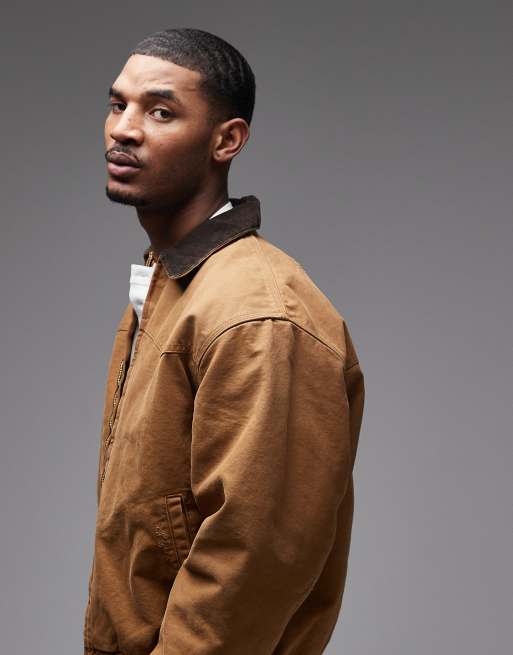 Carhartt WIP - OG - Santa Fe - Veste camionneur - Marron clair délavé, 4 de 5