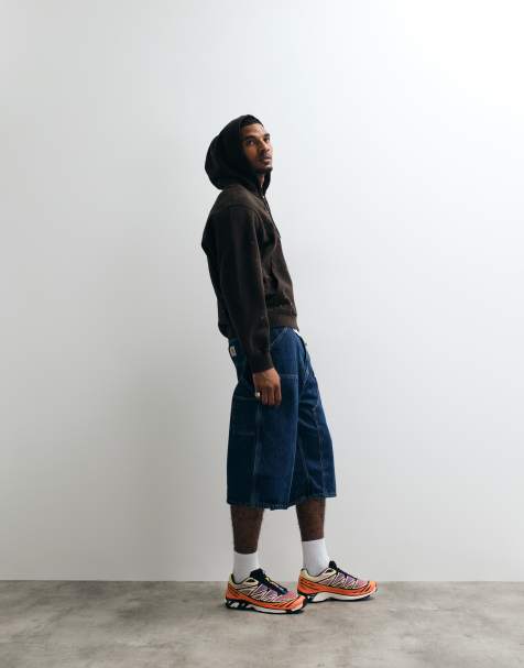 Carhartt WIP - OG - Short long avec genoux renforcés - Bleu taupe délavé - view 1