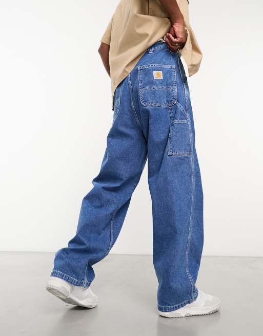 Carhartt WIP OG single knee denim wash relaxed straight pants in