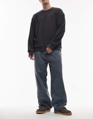 Carhartt WIP - OG Single Knee - Jean droit ample - Bleu brumeux délavé