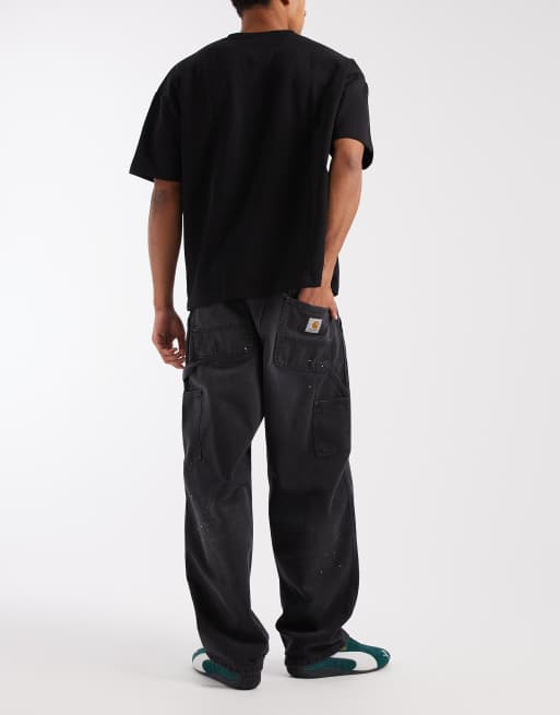 Carhartt WIP OG Single Knee Jeans mit lockerem Schnitt in schwarzer Waschung, 2 von 5