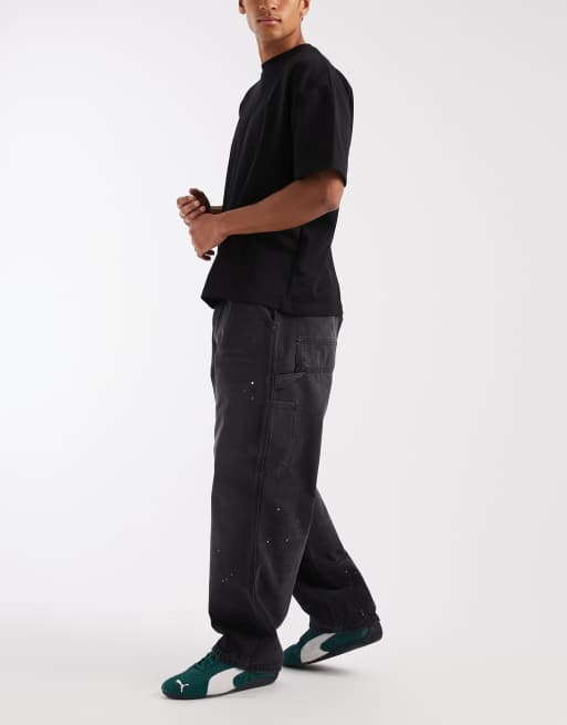 Carhartt WIP OG Single Knee Jeans mit lockerem Schnitt in schwarzer Waschung, 3 von 5