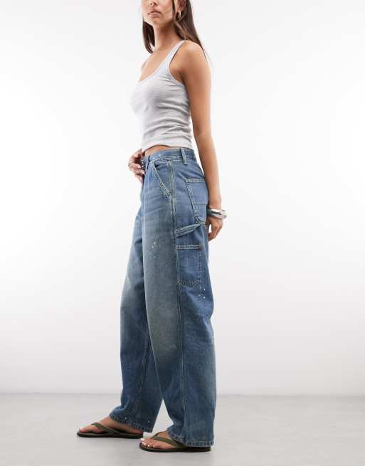 Carhartt WIP OG Single Knee loose fit jeans in blue wash, 3 of 5