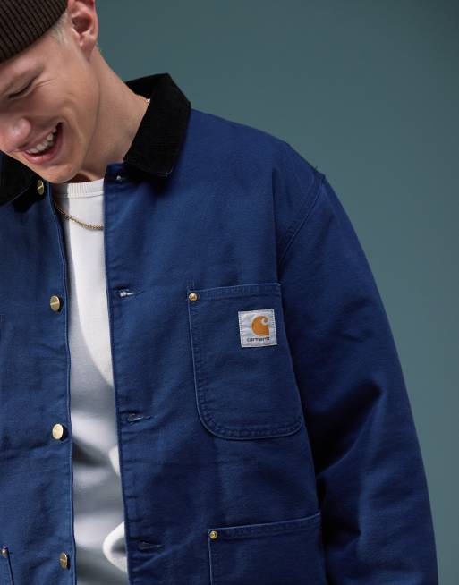 Carhartt - WIP OG - Veste boutonnée style workwear - Bleu foncé, 3 de 4