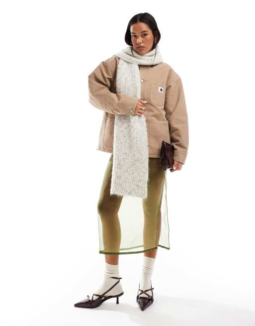 Carhartt WIP - OG Michigan - Veste boutonnée - Noir et beige, 2 de 4