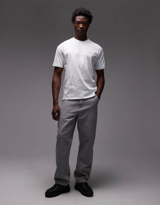 Carhartt WIP – Okniceok 01 – Biały luźny T-shirt, 2 z 5