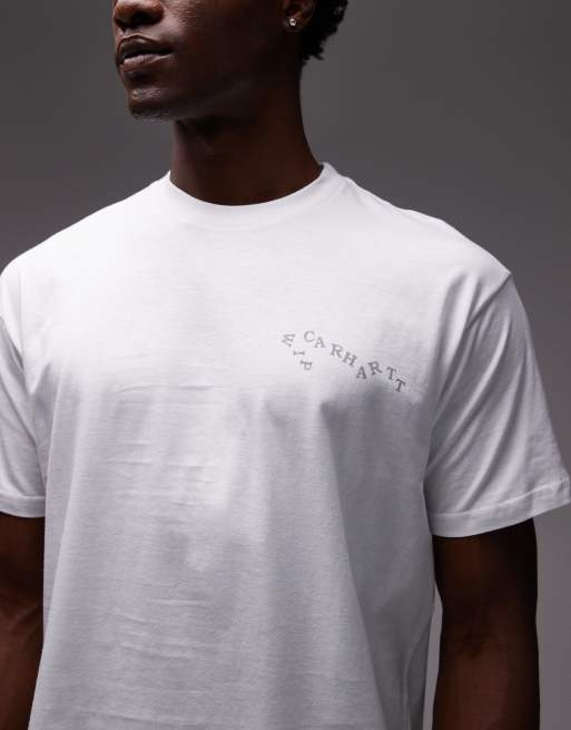 Carhartt WIP – Okniceok 01 – Biały luźny T-shirt, 5 z 5