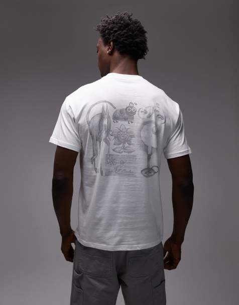 Carhartt WIP – Okniceok 01 – Loose-Fit-T-Shirt in Weiß - view 1