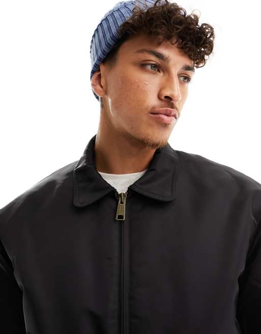 Carhartt black hot sale bomber jacket