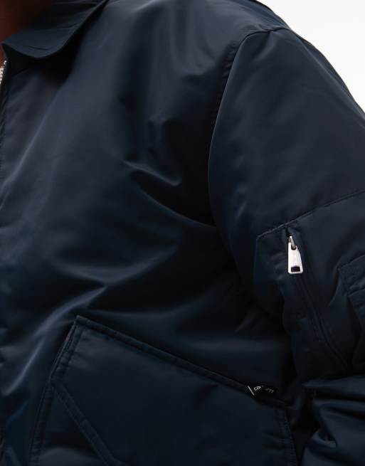 Carhartt WIP – Olten – Turkusowa kurtka bomberka, 3 z 4