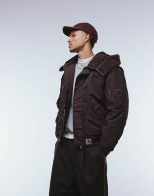 Carhartt WIP - Oltera - Bomber imperméable - Marron foncé-Brown
