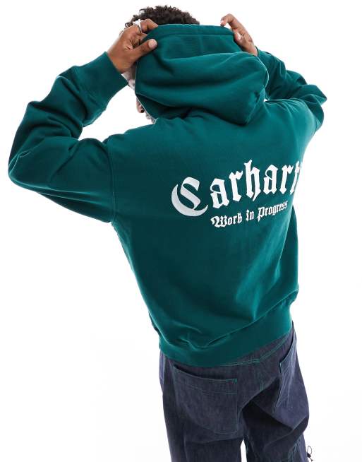 Carhartt WIP onyx hoodie in green