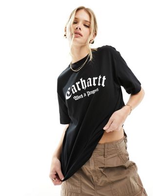 Carhartt WIP onyx t-shirt in black