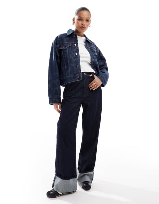 Carhartt WIP – Orell Camo – Ciemnoniebieska kurtka jeansowa, 2 z 4