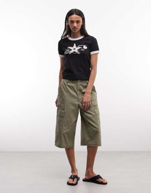 Carhartt WIP - Outlaw Star - T-shirt nera con profili a contrasto, 2 di 4