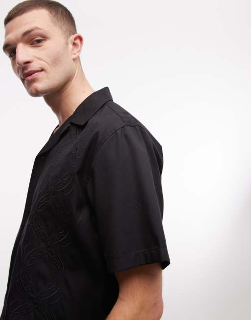 Carhartt WIP - Overhemd met signetprint in zwart, 4 van 5