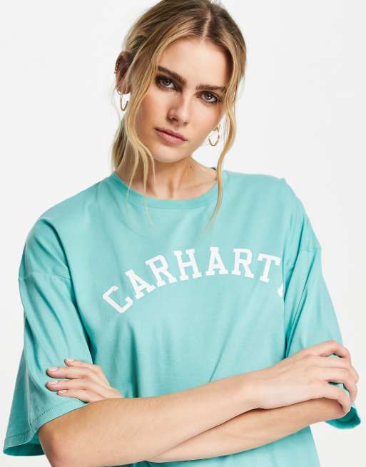 Carhartt Wip oversized t shirt dress with logo