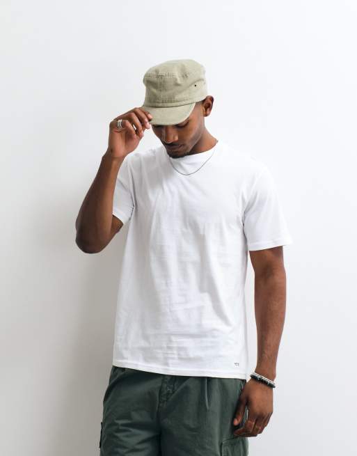 Carhartt WIP - pack de 2 camisetas blancas con cuello redondo estándar, 4 de 5