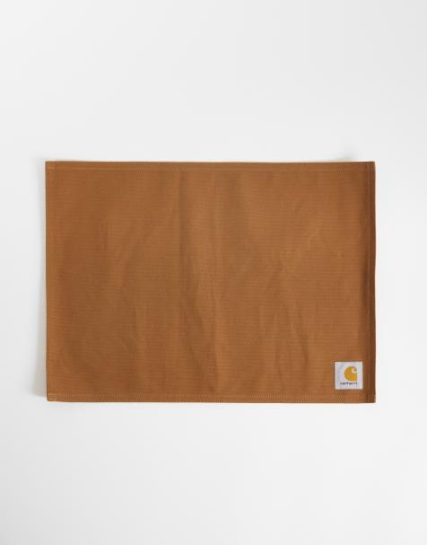 Carhartt WIP - Pakke med 2 brune dækkeservietter med logomærke - view 1