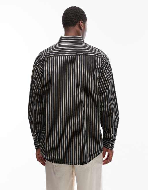 Carhartt WIP – Palance – Langärmliges Hemd in Schwarz mit Streifen, 3 von 5
