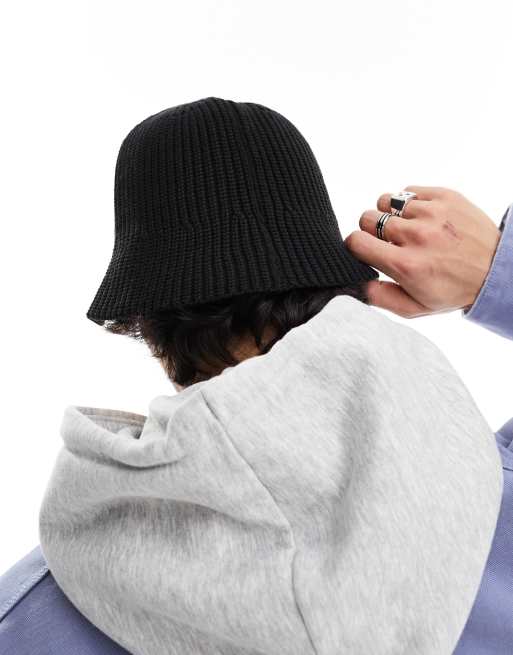 Carhartt WIP - Paloma - Cappello da pescatore in maglia nero | ASOS