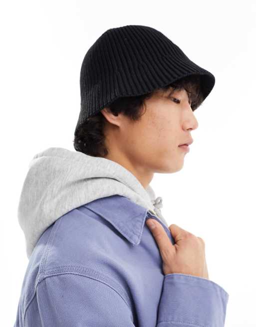 Carhartt WIP - Paloma - Cappello da pescatore in maglia nero | ASOS