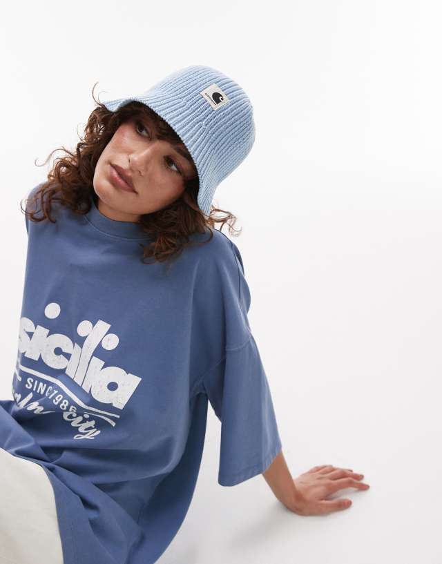 Carhartt WIP paloma hat in light blue | ASOS