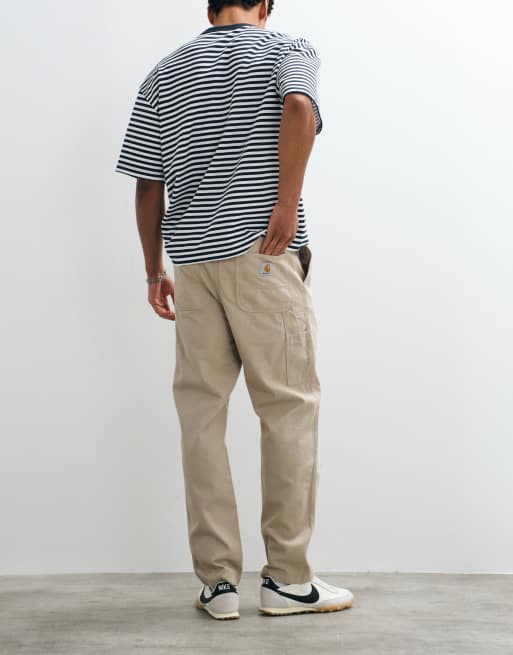 Carhartt WIP pantalon Flint coupe regular tapered beige, 5 de 5