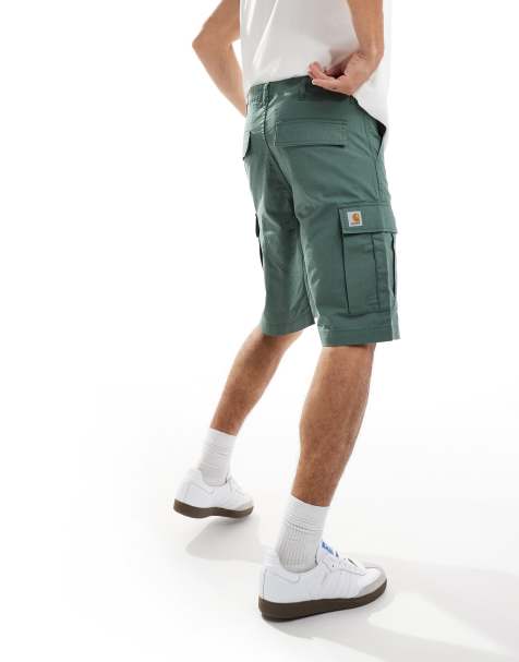 Carhartt WIP - Pantaloncini cargo regular fit verde kaki - view 1