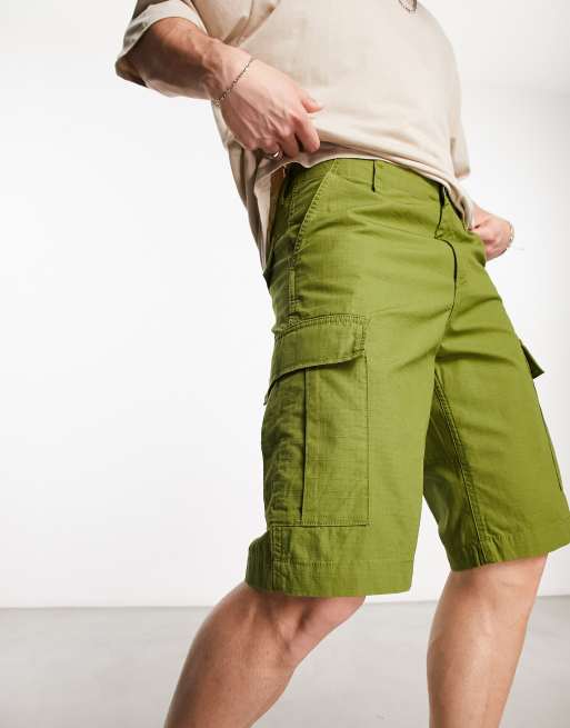 Carhartt WIP - Pantaloncini cargo vestibilità classica verdi, 2 di 4