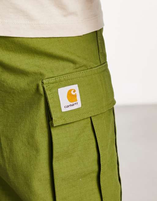 Carhartt WIP - Pantaloncini cargo vestibilità classica verdi, 3 di 4