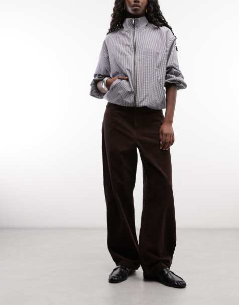 Carhartt WIP pantalones Billie Single Knee en marrón oscuro - view 1
