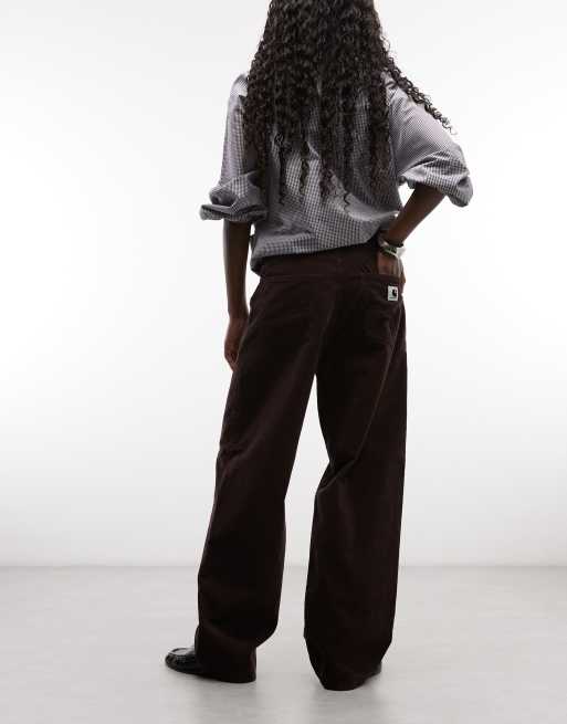 Carhartt WIP pantalones Billie Single Knee en marrón oscuro, 3 de 5