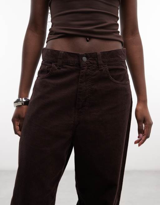 Carhartt WIP pantalones Billie Single Knee en marrón oscuro, 4 de 5