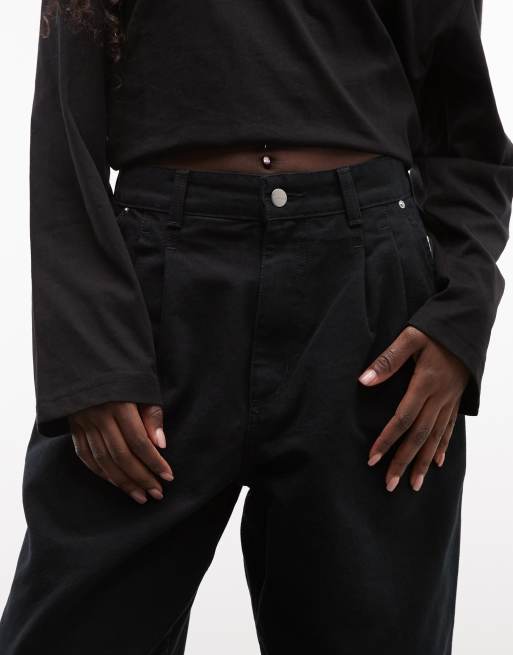 Carhartt WIP pantalones Billie single knee en negro, 5 de 5
